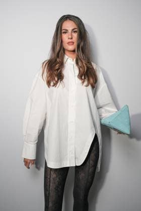 Milan, Milan Women s Fashion Week Spring Summer 2026 - Women s Fashion, Spring Summer 2026 - The Attico fashion show - arrivals in the photo: Guest  Copyright: xRiccardoxGIordanox xipa-agency.netx xRiccardoxGiordano IPAx IPA_Agency_IPA65789618