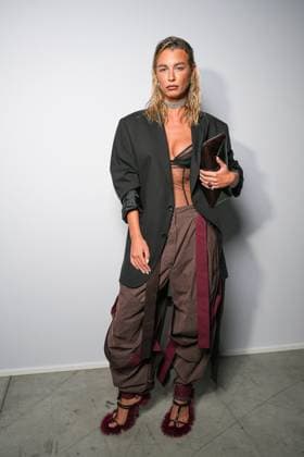 Milan, Milan Women s Fashion Week Spring Summer 2026 - Women s Fashion, Spring Summer 2026 - The Attico fashion show - arrivals in the photo: Guest  Copyright: xRiccardoxGIordanox xipa-agency.netx xRiccardoxGiordano IPAx IPA_Agency_IPA65789687