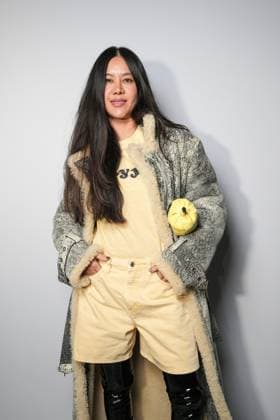 Milan, Milan Women s Fashion Week Spring Summer 2026 - Women s Fashion, Spring Summer 2026 - The Attico fashion show - arrivals in the photo: Guest  Copyright: xRiccardoxGIordanox xipa-agency.netx xRiccardoxGiordano IPAx IPA_Agency_IPA65789714
