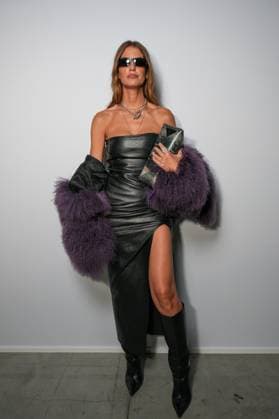 Milan, Milan Women s Fashion Week Spring Summer 2026 - Women s Fashion, Spring Summer 2026 - The Attico fashion show - arrivals in the photo: Guest  Copyright: xRiccardoxGIordanox xipa-agency.netx xRiccardoxGiordano IPAx IPA_Agency_IPA65789756