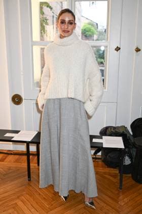 Milan, Italy: Milan, Milan Women s Fashion Week Spring Summer 2026 - Women s Fashion, Spring Summer 2026 - Sa Su Phi fashion show - guests - photo: Olivia Palermo Milan Italy  - ZUMAp169 20250926_zea_p169_680 Copyright: xSimonaxChiocciax
