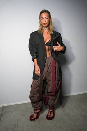 Milan, Milan Women s Fashion Week Spring Summer 2026 - Women s Fashion, Spring Summer 2026 - The Attico fashion show - arrivals in the photo: Guest  Copyright: xRiccardoxGIordanox xipa-agency.netx xRiccardoxGiordano IPAx IPA_Agency_IPA65789699
