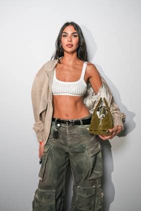 Milan, Milan Women s Fashion Week Spring Summer 2026 - Women s Fashion, Spring Summer 2026 - The Attico fashion show - arrivals in the photo: Guest  Copyright: xRiccardoxGIordanox xipa-agency.netx xRiccardoxGiordano IPAx IPA_Agency_IPA65790203