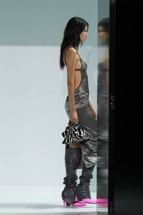 Milan, Milan Women s Fashion Week Spring Summer 2026 - Women s Fashion, Spring Summer 2026. - The Attico fashion show - catwalk in the photo: Model  Copyright: xRiccardoxGIordanox xipa-agency.netx xRiccardoxGiordano IPAx IPA_Agency_IPA65791246