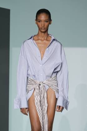 Milan, Milan Women s Fashion Week Spring Summer 2026 - Women s Fashion, Spring Summer 2026. - The Attico fashion show - catwalk in the photo: Model  Copyright: xRiccardoxGIordanox xipa-agency.netx xRiccardoxGiordano IPAx IPA_Agency_IPA65791317