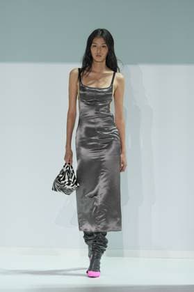 Milan, Milan Women s Fashion Week Spring Summer 2026 - Women s Fashion, Spring Summer 2026. - The Attico fashion show - catwalk in the photo: Model  Copyright: xRiccardoxGIordanox xipa-agency.netx xRiccardoxGiordano IPAx IPA_Agency_IPA65791400