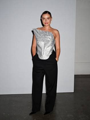 : Milan, Milan Women s Fashion Week Spring Summer 2026 - Women s Fashion, Spring Summer 2026 - Morabito fashion show - guests In the photo: Veronica Ferraro  - ZUMAp169 20250926_zea_p169_577 Copyright: xSimonaxChiocciax