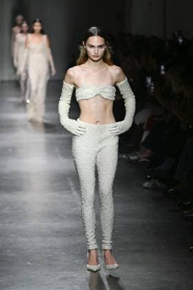Milan, Milan Women s Fashion Week Spring Summer 2026 - Women s Fashion, Spring Summer 2026. - Morabito fashion show - catwalk - photo: model  Copyright: xSimonaxChiocciax xipa-agency.netx xFotosickix IPA_Agency_IPA65792715