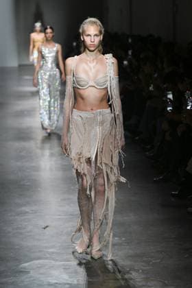 Milan, Milan Women s Fashion Week Spring Summer 2026 - Women s Fashion, Spring Summer 2026. - Morabito fashion show - catwalk - photo: model  Copyright: xSimonaxChiocciax xipa-agency.netx xFotosickix IPA_Agency_IPA65792719