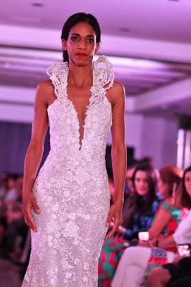 Spring Colors Fashion Week de Madrid - 26 Sep 2025 A model walks the runway wearing a design by Jose Zafra during the Spring Colors Fashion Week de Madrid at Hotel Princesa. Madrid Spain Copyright: xAtilanoxGarciax xSOPAxImagesx FOTO49655