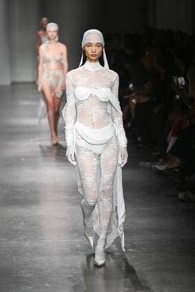 Milan, Milan Women s Fashion Week Spring Summer 2026 - Women s Fashion, Spring Summer 2026. - Morabito fashion show - catwalk - photo: model  Copyright: xSimonaxChiocciax xipa-agency.netx xFotosickix IPA_Agency_IPA65792758