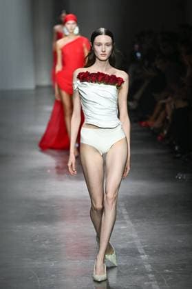 Milan, Milan Women s Fashion Week Spring Summer 2026 - Women s Fashion, Spring Summer 2026. - Morabito fashion show - catwalk - photo: model  Copyright: xSimonaxChiocciax xipa-agency.netx xFotosickix IPA_Agency_IPA65792774