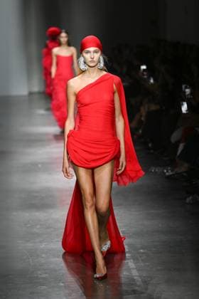 Milan, Milan Women s Fashion Week Spring Summer 2026 - Women s Fashion, Spring Summer 2026. - Morabito fashion show - catwalk - photo: model  Copyright: xSimonaxChiocciax xipa-agency.netx xFotosickix IPA_Agency_IPA65792781