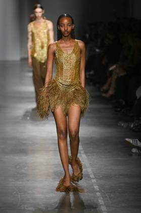 Milan, Milan Women s Fashion Week Spring Summer 2026 - Women s Fashion, Spring Summer 2026. - fashion show: Giuseppe di Morabito - catwalk - photo: model  Copyright: xSimonaxChiocciax xipa-agency.netx xFotosickix IPA_Agency_IPA65793593
