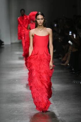 Milan, Milan Women s Fashion Week Spring Summer 2026 - Women s Fashion, Spring Summer 2026. - fashion show: Giuseppe di Morabito - catwalk - photo: model  Copyright: xSimonaxChiocciax xipa-agency.netx xFotosickix IPA_Agency_IPA65793704