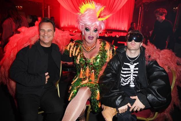 Bilder des Jahres 2025, Entertainment 09 September Guido Maria Kretschmer, Olivia Jones, Ski Aggu (August Jean Diederich) beim ABOUT YOU FASHION BALL im Schmidt™s Tivoli in Hamburg am 26.09.2025 *** Guido Maria Kretschmer, Olivia Jones, Ski Aggu August Jean Diederich at the ABOUT YOU FASHION BALL at Schmidt™s Tivoli in Hamburg on 26 09 2025