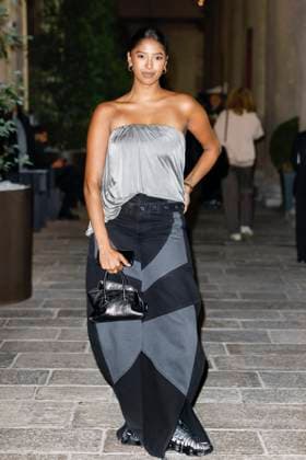 MFW EE72 Gala dinner Arrivals MP Natalia Diamante Bryant arrives at the EE72 event during Milan s Fashion Week Womenswear Spring Summer 2026, on September 26, 2025 in Milan (Italy), Italy. Photo by Marco Piovanotto Abacapress.com  Copyright: xPiovanottoxMarco ABACAx
