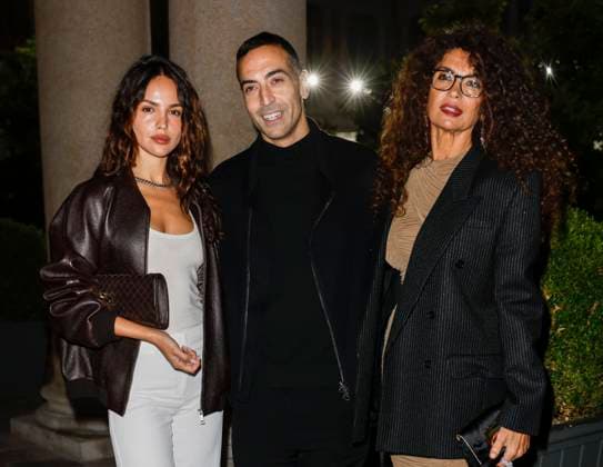 MFW EE72 Gala dinner Arrivals MP Eiza González, Mohammed Al Turki, Afef Jnifen arrive at the EE72 event during Milan s Fashion Week Womenswear Spring Summer 2026, on September 26, 2025 in Milan (Italy), Italy. Photo by Marco Piovanotto Abacapress.com  Copyright: xPiovanottoxMarco ABACAx