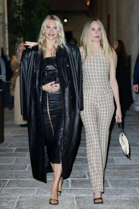 MFW EE72 Gala dinner Arrivals MP Poppy Delevingne, Lauren Santo Domingo arrive at the EE72 event during Milan s Fashion Week Womenswear Spring Summer 2026, on September 26, 2025 in Milan (Italy), Italy. Photo by Marco Piovanotto Abacapress.com  Copyright: xPiovanottoxMarco ABACAx