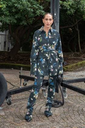 Milan Fashion Week - Women S S 2026 Blumarine Fashion Show Front Row Milan, Italy Kim-lillian Strebel Troxler Milan Fashion Week - Women S S 2026 Blumarine Fashion Show Front Row Milan, Italy 26th September 2025  Copyright: xCarminexContex