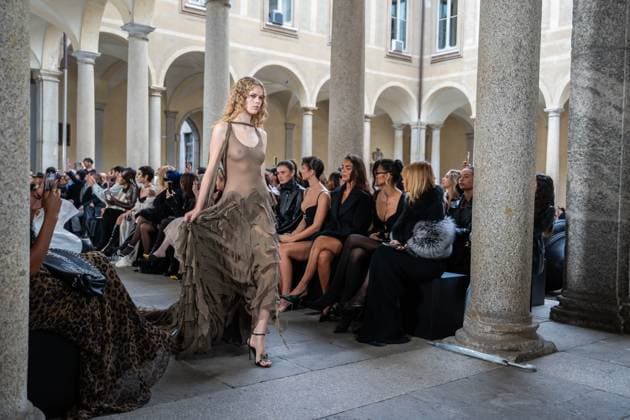 Milan Fashion Week - Women S S 2026 Blumarine Fashion Show Vibes Milan, Italy Tida Rosvall Milan Fashion Week - Women S S 2026 Blumarine Fashion Show Vibes Milan, Italy 26th September 2025  Copyright: xCarminexContex