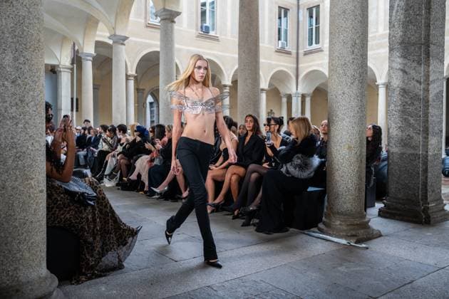 Milan Fashion Week - Women S S 2026 Blumarine Fashion Show Vibes Milan, Italy Colin Jones Milan Fashion Week - Women S S 2026 Blumarine Fashion Show Vibes Milan, Italy 26th September 2025  Copyright: xCarminexContex