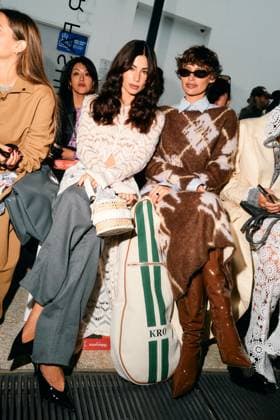 Milan Fashion Week - Women S S 2026 Marco Rambaldi Fashion Show Front Row Milan, Italy Valentina Marzullo;Irina Kro Eicke Milan Fashion Week - Women S S 2026 Marco Rambaldi Fashion Show Front Row Milan, Italy 26th September 2025  Copyright: xx