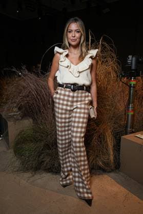 Milan, Milan Women s Fashion Week Spring Summer 2026 - Women s Fashion, Spring Summer 2026 - Luisa Spagnoli fashion show - arrivals in the photo: Costanza Caracciolo  Copyright: xRiccardoxGIordanox xipa-agency.netx xRiccardoxGiordano IPAx IPA_Agency_IPA65812963