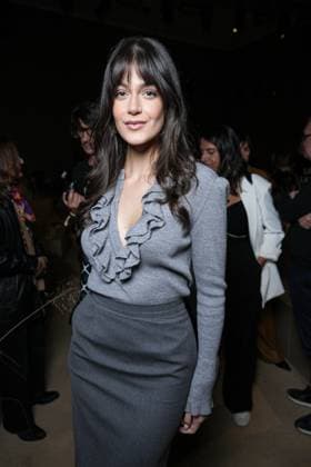 Milan, Milan Women s Fashion Week Spring Summer 2026 - Women s Fashion, Spring Summer 2026 - Luisa Spagnoli fashion show - arrivals in the photo: Ginevra Ferro  Copyright: xRiccardoxGIordanox xipa-agency.netx xRiccardoxGiordano IPAx IPA_Agency_IPA65813006