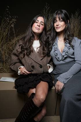 Milan, Milan Women s Fashion Week Spring Summer 2026 - Women s Fashion, Spring Summer 2026 - Luisa Spagnoli fashion show - arrivals in the photo: Vicky Montanari Ginevra Ferro  Copyright: xRiccardoxGIordanox xipa-agency.netx xRiccardoxGiordano IPAx IPA_Agency_IPA65813027