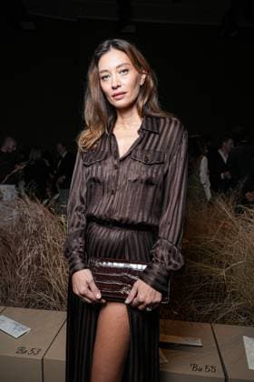 Milan, Milan Women s Fashion Week Spring Summer 2026 - Women s Fashion, Spring Summer 2026 - Luisa Spagnoli fashion show - arrivals in the photo: Margareth Madè  Copyright: xRiccardoxGIordanox xipa-agency.netx xRiccardoxGiordano IPAx IPA_Agency_IPA65813202