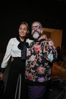 Milan, Italy: Milan, Milan Women s Fashion Week Spring Summer 2026 - Women s Fashion, Spring Summer 2026 - Luisa Spagnoli fashion show - arrivals in the photo: Guest Daniele Guidarelli Milan Italy  - ZUMAp169 20250927_zea_p169_127 Copyright: xRiccardoxGIordanox