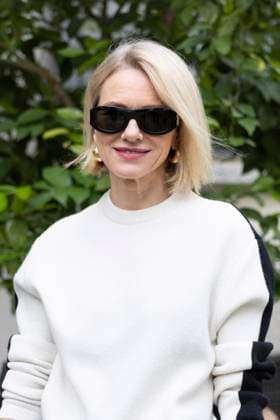 MFW Ferragamo Arrivals MP Naomi Watts arrives at the Ferragamo fashion show during Milan s Fashion Week Womenswear Spring Summer 2026, on September 27, 2025 in Milan (Italy). Photo by Marco Piovanotto Abacapress.com  Copyright: xPiovanottoxMarco ABACAx