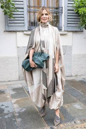 MFW Ferragamo Arrivals MP Filippa Lagerbäck arrives at the Ferragamo fashion show during Milan s Fashion Week Womenswear Spring Summer 2026, on September 27, 2025 in Milan (Italy). Photo by Marco Piovanotto Abacapress.com  Copyright: xPiovanottoxMarco ABACAx