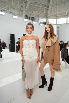 Milan, Milan Women s Fashion Week Spring Summer 2026 - Women s Fashion, Spring Summer 2026 - Ermanno Scervino fashion show - arrivals in the photo: guest Ginevra Salustri  Copyright: xRiccardoxGIordanox xipa-agency.netx xRiccardoxGiordano IPAx IPA_Agency_IPA65816303