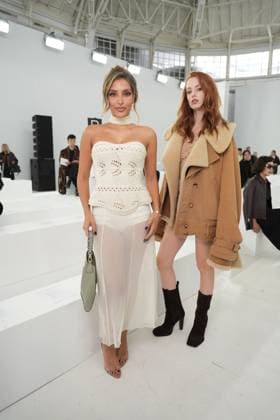 Milan, Milan Women s Fashion Week Spring Summer 2026 - Women s Fashion, Spring Summer 2026 - Ermanno Scervino fashion show - arrivals in the photo: guest Ginevra Salustri  Copyright: xRiccardoxGIordanox xipa-agency.netx xRiccardoxGiordano IPAx IPA_Agency_IPA65816308