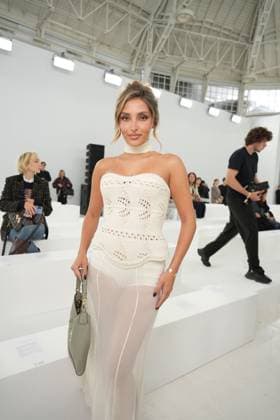 Milan, Milan Women s Fashion Week Spring Summer 2026 - Women s Fashion, Spring Summer 2026 - Ermanno Scervino fashion show - arrivals in the photo: guest  Copyright: xRiccardoxGIordanox xipa-agency.netx xRiccardoxGiordano IPAx IPA_Agency_IPA65816327