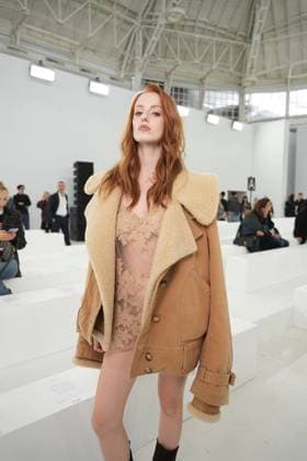 Milan, Milan Women s Fashion Week Spring Summer 2026 - Women s Fashion, Spring Summer 2026 - Ermanno Scervino fashion show - arrivals in the photo: Ginevra Salustri  Copyright: xRiccardoxGIordanox xipa-agency.netx xRiccardoxGiordano IPAx IPA_Agency_IPA65816368