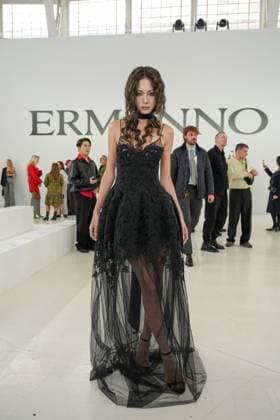 Milan, Milan Women s Fashion Week Spring Summer 2026 - Women s Fashion, Spring Summer 2026 - Ermanno Scervino fashion show - arrivals in the photo: NiNi  Copyright: xRiccardoxGIordanox xipa-agency.netx xRiccardoxGiordano IPAx IPA_Agency_IPA65816389