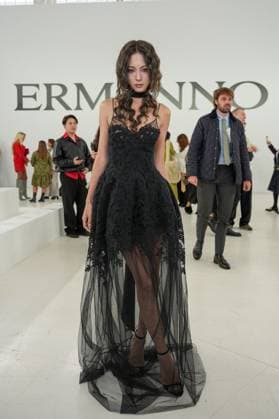 Milan, Milan Women s Fashion Week Spring Summer 2026 - Women s Fashion, Spring Summer 2026 - Ermanno Scervino fashion show - arrivals in the photo: NiNi  Copyright: xRiccardoxGIordanox xipa-agency.netx xRiccardoxGiordano IPAx IPA_Agency_IPA65816400