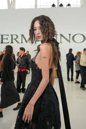 Milan, Milan Women s Fashion Week Spring Summer 2026 - Women s Fashion, Spring Summer 2026 - Ermanno Scervino fashion show - arrivals in the photo: NiNi  Copyright: xRiccardoxGIordanox xipa-agency.netx xRiccardoxGiordano IPAx IPA_Agency_IPA65816420