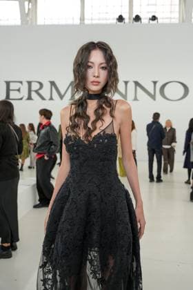 Milan, Milan Women s Fashion Week Spring Summer 2026 - Women s Fashion, Spring Summer 2026 - Ermanno Scervino fashion show - arrivals in the photo: NiNi  Copyright: xRiccardoxGIordanox xipa-agency.netx xRiccardoxGiordano IPAx IPA_Agency_IPA65816423