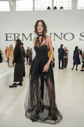 Milan, Milan Women s Fashion Week Spring Summer 2026 - Women s Fashion, Spring Summer 2026 - Ermanno Scervino fashion show - arrivals in the photo: NiNi  Copyright: xRiccardoxGIordanox xipa-agency.netx xRiccardoxGiordano IPAx IPA_Agency_IPA65816430