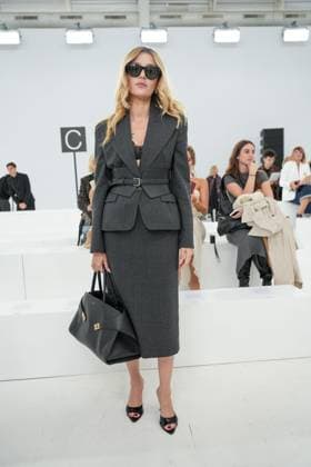 Milan, Milan Women s Fashion Week Spring Summer 2026 - Women s Fashion, Spring Summer 2026 - Ermanno Scervino fashion show - arrivals in the photo: Eleonora Carisi  Copyright: xRiccardoxGIordanox xipa-agency.netx xRiccardoxGiordano IPAx IPA_Agency_IPA65816521