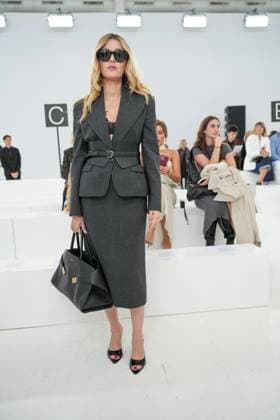 Milan, Milan Women s Fashion Week Spring Summer 2026 - Women s Fashion, Spring Summer 2026 - Ermanno Scervino fashion show - arrivals in the photo: Eleonora Carisi  Copyright: xRiccardoxGIordanox xipa-agency.netx xRiccardoxGiordano IPAx IPA_Agency_IPA65816523