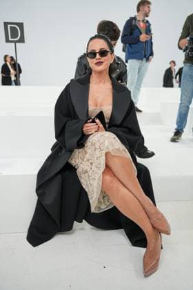 Milan, Milan Women s Fashion Week Spring Summer 2026 - Women s Fashion, Spring Summer 2026 - Ermanno Scervino fashion show - arrivals in the photo: Paola Iezzi  Copyright: xRiccardoxGIordanox xipa-agency.netx xRiccardoxGiordano IPAx IPA_Agency_IPA65816605