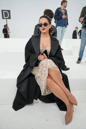 Milan, Milan Women s Fashion Week Spring Summer 2026 - Women s Fashion, Spring Summer 2026 - Ermanno Scervino fashion show - arrivals in the photo: Paola Iezzi  Copyright: xRiccardoxGIordanox xipa-agency.netx xRiccardoxGiordano IPAx IPA_Agency_IPA65816615