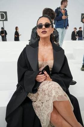 Milan, Milan Women s Fashion Week Spring Summer 2026 - Women s Fashion, Spring Summer 2026 - Ermanno Scervino fashion show - arrivals in the photo: Paola Iezzi  Copyright: xRiccardoxGIordanox xipa-agency.netx xRiccardoxGiordano IPAx IPA_Agency_IPA65816622