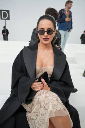 Milan, Milan Women s Fashion Week Spring Summer 2026 - Women s Fashion, Spring Summer 2026 - Ermanno Scervino fashion show - arrivals in the photo: Paola Iezzi  Copyright: xRiccardoxGIordanox xipa-agency.netx xRiccardoxGiordano IPAx IPA_Agency_IPA65816638