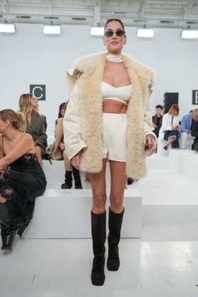 Milan, Milan Women s Fashion Week Spring Summer 2026 - Women s Fashion, Spring Summer 2026 - Ermanno Scervino fashion show - arrivals in the photo: Francesca Sofia Novello  Copyright: xRiccardoxGIordanox xipa-agency.netx xRiccardoxGiordano IPAx IPA_Agency_IPA65816857